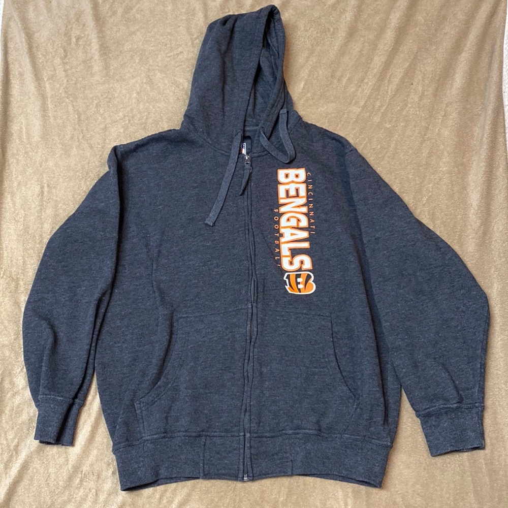 Cincinnati Bengals NFL Full Zip Cotton Hoodie
